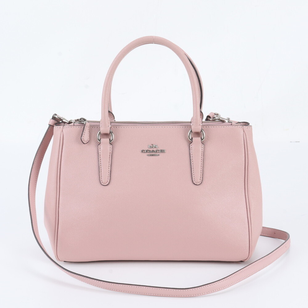 Coach Sally Carryall Leather 2-Way Shoulder Bag, Handbag, Crossbody Bag for W...